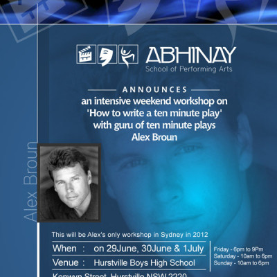 Weekend Intensive Play Writing Workshop 2012